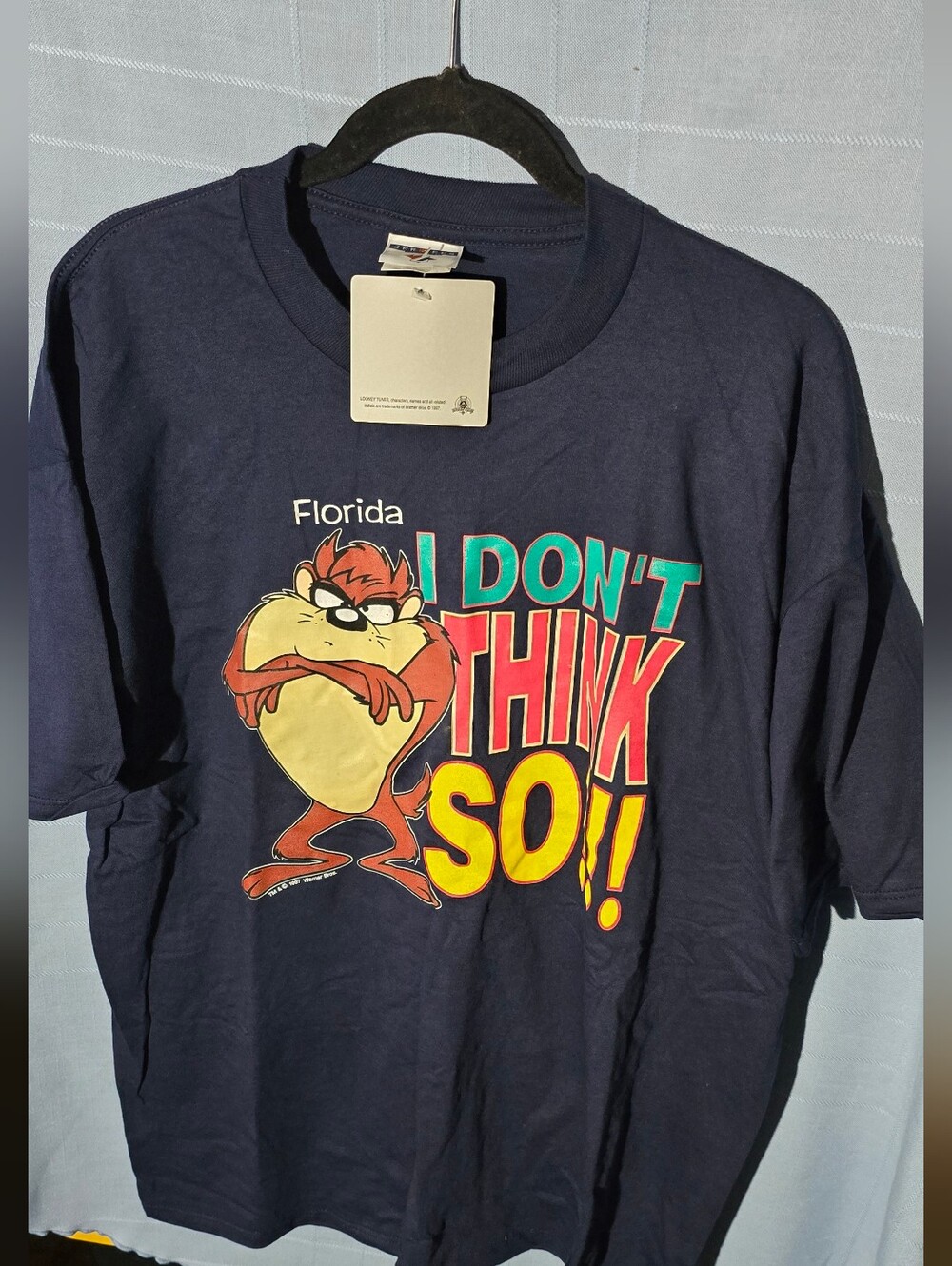 Taz Florida 'I Don't Think So!' Graphic Tee - Navy
